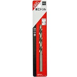 Light Seiki Super Ironwork Drill, 1 Pack, 0.3 inches (8.2 mm) (Metal/Metal)