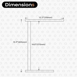 AONEON Black Towel Racks Stand 1-Tier Hand Towel Holder for Bathrooms Vanity Countertop with Heavy Marble Base Thicken Steady, Stainless Steel AN7002MB