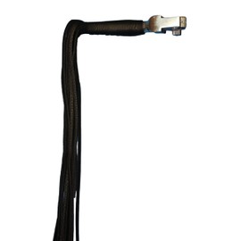 Mark's Custom Designs Heavy Duty Black Leather Motorcycle Lever Covers for Hd Motorcycles 16" Fringe