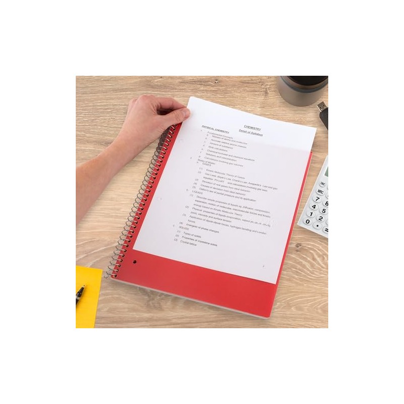 Five Star Cuaderno Espiral 1 Tema Reglas Universitarias Paquete de
