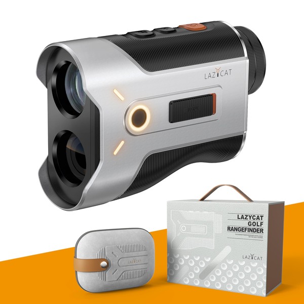 LAZYCAT Golf Rangefinder with Slope, 1200 Yards Laser Range Finder