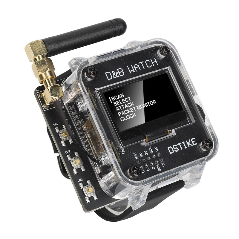 WiFi Programmable Watch 1.3 Inch Screen 2.4GHz ESP8266 Board 3dB