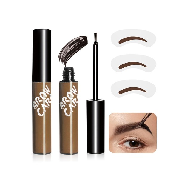 Brow Tattoo Peel Off Tint - Eyebrow Gel Tint with