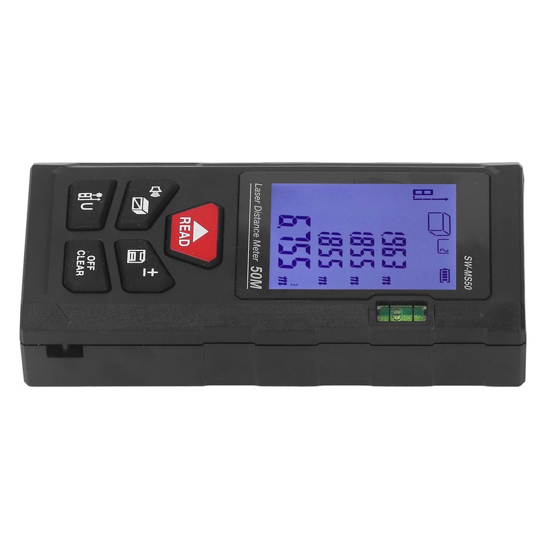 Laser Measure Distance Meter 50m Digital Display Tool for Construction