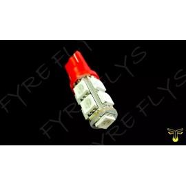 Fyre Flys 1x 3rd brake light red LED high mount upper center stop bulb lamp third R1x1