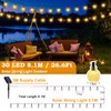 Realky Solar Garden Lights Outdoor, 26.6Ft 30LED Solar String Lights,