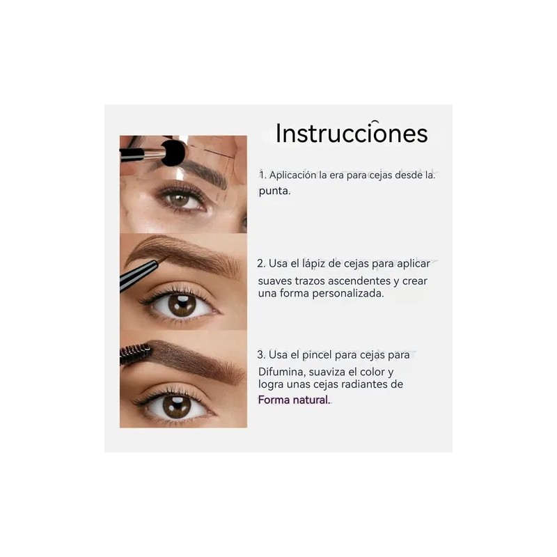 Gel Fijador Cejas Larga Duración Tinte Para Ceja Impermeable