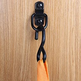 24 Pack D Rings Tie Down Anchors Hooks Heavy Duty 1/4" Trailer Anchor Lashing Rings 2400 lbs for Trailer Truck Bed Cargo Bracket Enclosed Points Pickup Camper Tie Down Straps