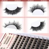 Focipeysa Volume Lash Clusters Wispy Eyelashes Extensions 10-16mm Cluster Lash
