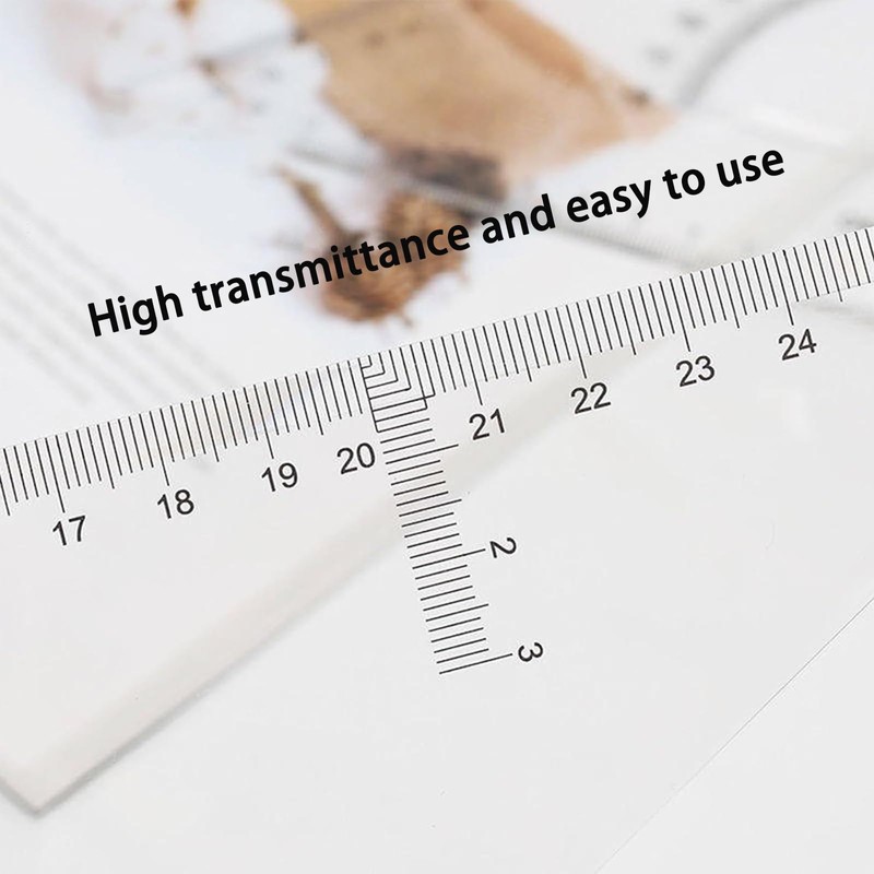 Triangular Ruler, 11.8 inches (30 cm), Drafting Set, Triangular Scale,