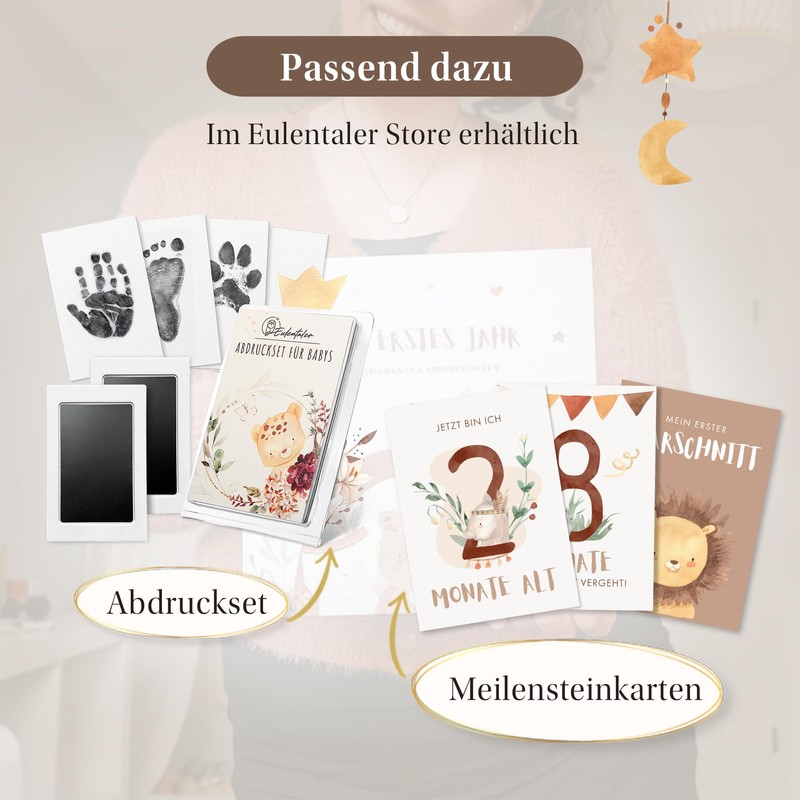 EULENTALER® The Baby Diary (Boho) I Creatively & Thoughtfully Designed