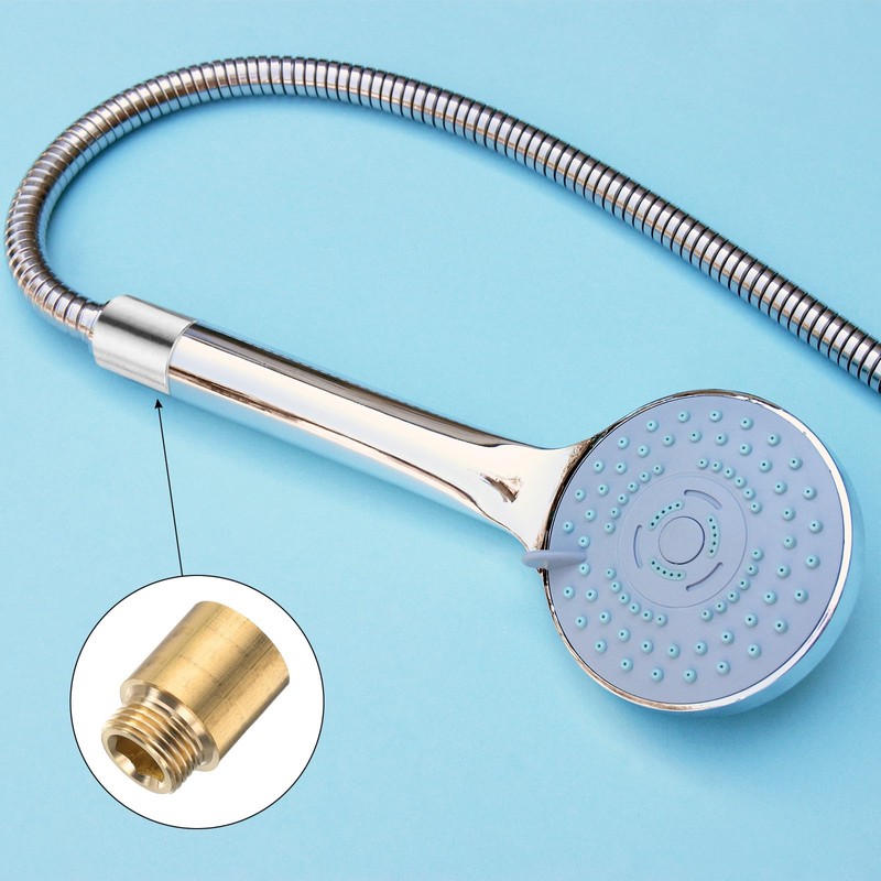 sourcing map 2 Pcs Shower Head Extension Arm 36mm Length
