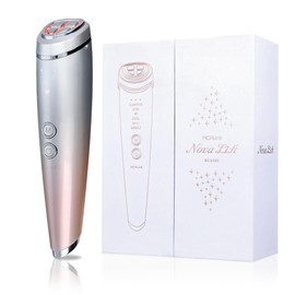 【Domestic Genuine Product】Facial Machine EMS Beauty Device RF Facial Machine EMS Microcurrent Ultrasonic Vibration Ion Introduction/Extraction 3-Color LED Light Esthetic Multi-Function Facial Machine