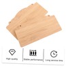 BELLIFFY 2Pcs Unfinished Wood Signs Blank Hanging Plaque for DIY