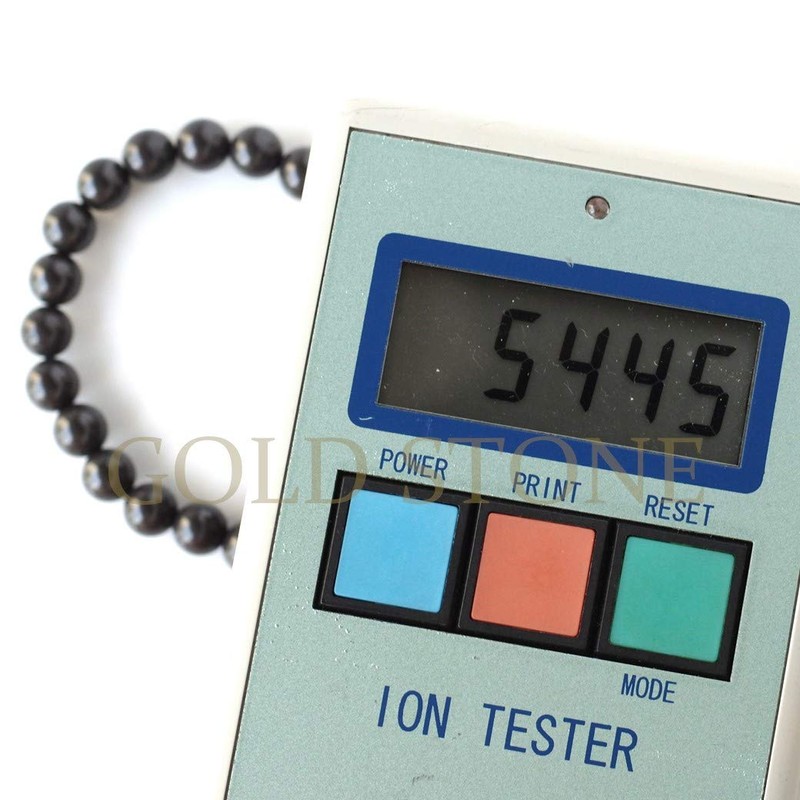 Gold Stone Black North Stone Bracelet, 0.3 inches (8 mm),