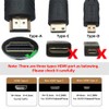 cablecc HDMI Type-A to HDMI Male to Female 360 Degree