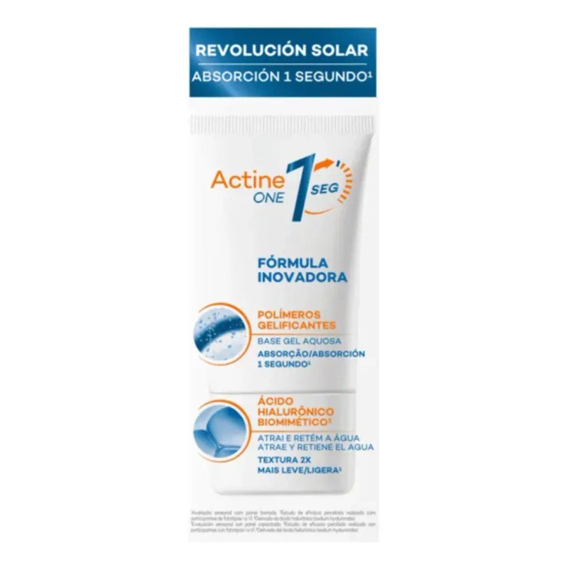 Protetor Solar FPS 50 acabado invisible 40g Actine One Darrow