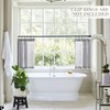 XTMYI - Cortinas transparentes (63,5 x 76,2 cm), color gris