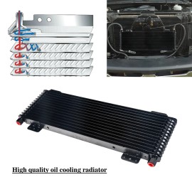 Blitech Transmission Oil Cooler For Tru-Cool 40000 40k GVW Low-Pressure Drop Black