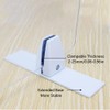 SEIWEI Pack of 2 T-shaped Desk Partition Clamps, Aluminium Alloy