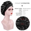 2 Pieces Satin Hats Women Silk Hat Night Satin Hat