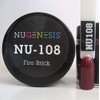 NuGenesis Nail Dipping Powder Color 1.5oz/43g jar - (NU108 FIRE