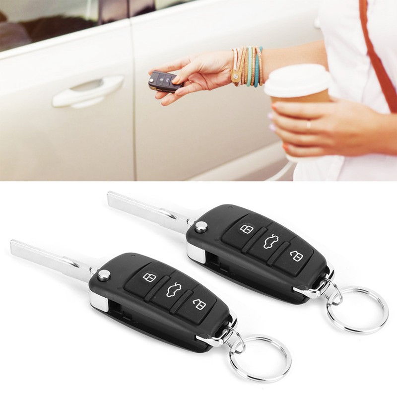 Universal Car Alarm System 3 Buttons Keyless Central Lock Remote