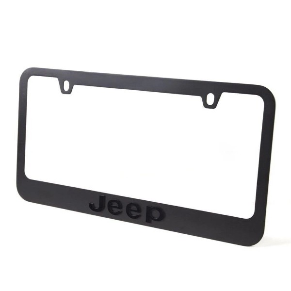 West Coast Corvette / Camaro Jeep Blackout License Plate Frame