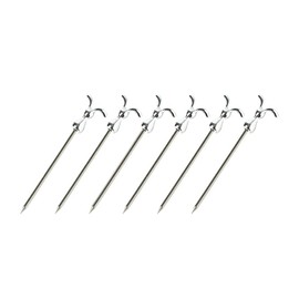 ARFUKA Cocktail Picks Stainless Steel Cocktail Skewers Rabbit Reusable Food Picks for Cocktail，Appetizers，Fruit，Sandwich，Barbeque Snacks Pack of 6