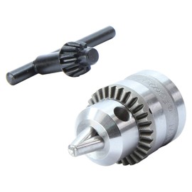 PROXXON No.28122 Drill Chuck, Mountable Size 0.03 - 0.24 inches (0.8 - 6.0 mm), Convenient for Working with Woodworking Lathes