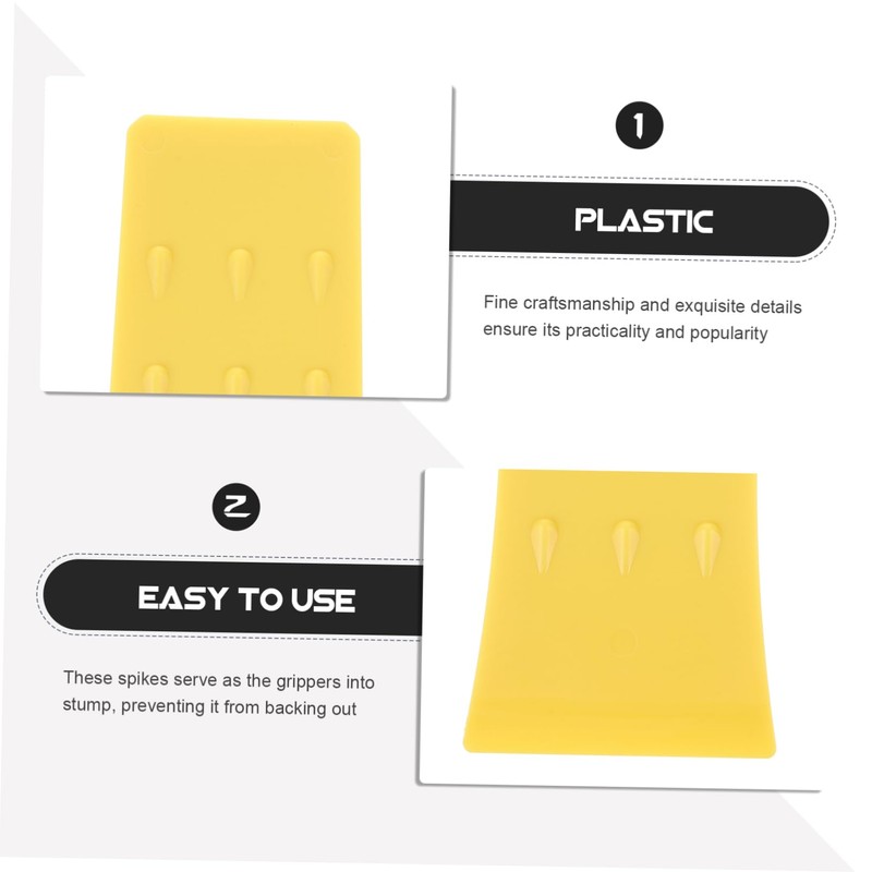 CAXUSD 4pcs Tree Cutting Accessories Plastic Logging Wedges Raised Spikes