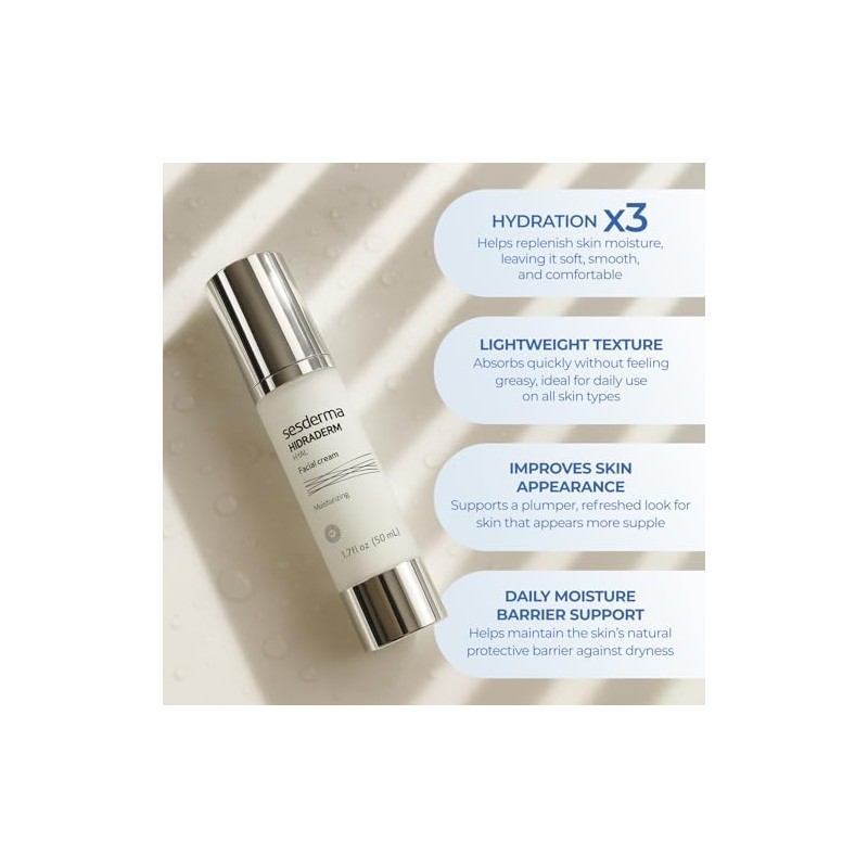 Sesderma Hidraderm Hyal Crema Hidratante Tipos Ácido Hialurónico Anti Edad