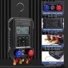 Rogvoc Digital Manifold Gauge, HVAC Refrigerants Digital AC Gauges Set