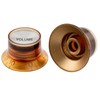 Musiclily Pro Inch Size LP Guitar Reflector Knobs 2 Volume
