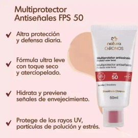 Multiprotector Antiseñales Incoloro Fps 50 Chronos Natura