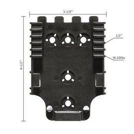 2 Pack QLS Kit, Quick Locking System Kit with Qls 19 and Qls22l for Quick Connect Drop Leg Holster Platform and Mid-Ride Universal Belt Loop Flex Adapte