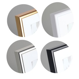 IDEAL TREND Kyoto Picture Frame Plastic Lifestyle Photo Frame Collage Wall Decoration Poster Colour: Black Size: 21 x 29.7 cm