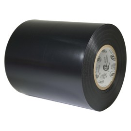 GGR Supplies T.R.U. EL7566-AW Professional Grade Rubber Black PVC Electrical Tape, rated up to 600 volts and 176 F - UL/CSA/CE Listed Synthetic: 4 in. x 66 Ft. (8 Mil)