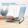 TENOC Foldable Laptop Stand for Desk, Universal Laptop Riser Ventilated