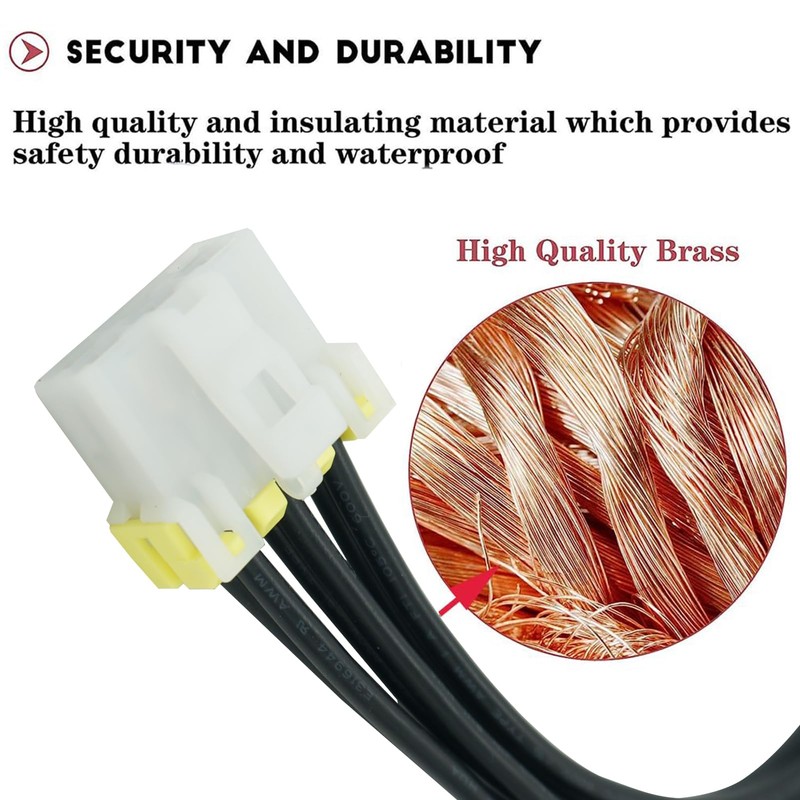 12AWG Manual Heater AC HVAC Control Replacement Wire Pigtail for