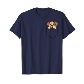 Boys Girls Toddler Cute Zoo Animal Adorable Dog Puppy Kids T-Shirt, blue