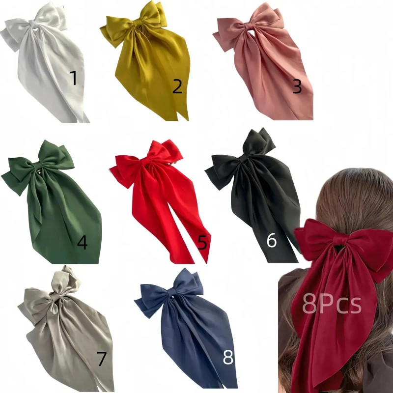 8 Piezas Horquilla De Lazo/accesorios Para El Pelo Conlazo
