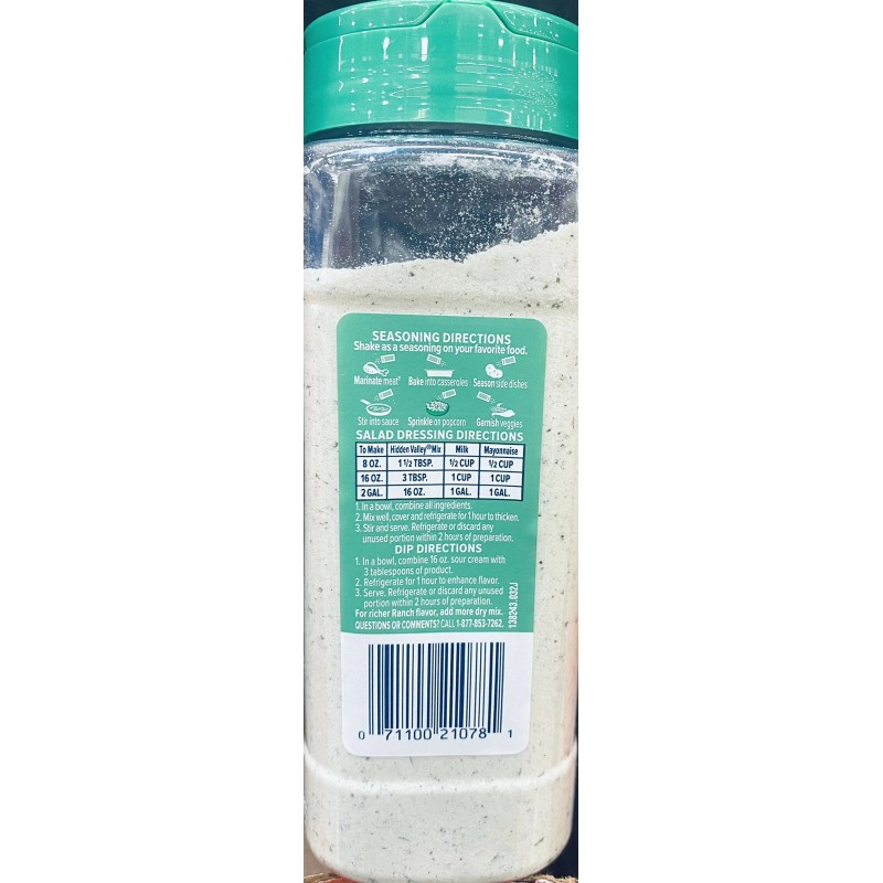 Hidden Valley Ranch The Original Salad Dressing Dip and Seasoning