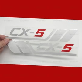 Body Sticker Mazda CX-5 Fender Universal Door Side Rear Glass Side Skirt Emblem Hide Scratch Improve Appearance Cool Unique Decoration Waterproof Heat Resistant (Ginyaku)