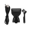 Electric Back Hair Shaver Trimmer USB Folding DoubleSided Body Hair