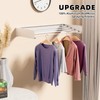 ZMBESUP Laundry Drying Rack Collapsible, Wall Mounted Drying Rack, Clothes