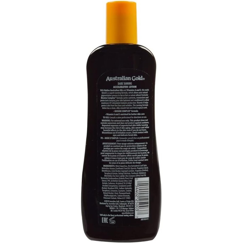 Dark Tanning Accelerator Lotion 8.5 oz – Australian Gold A70002
