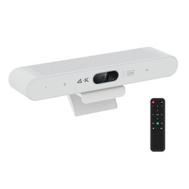 TOALLIN Ultra HD 4K Conference Camera System, All-in-One Audio and Video Conferencing Bar, AI Auto-Framing & Speaker-Tracking, USB Webcam with Microphones and Speaker for laptop, Meetings, Video Calls