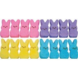 Wet Paint SP13379 Easter Bunny Marshmallow Candy 12 Pack Cardboard Cutouts Standee Standup
