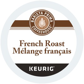 Barista Prima French Roast K-Cup Coffee Pods, 24 Count For Keurig Coffee Makers